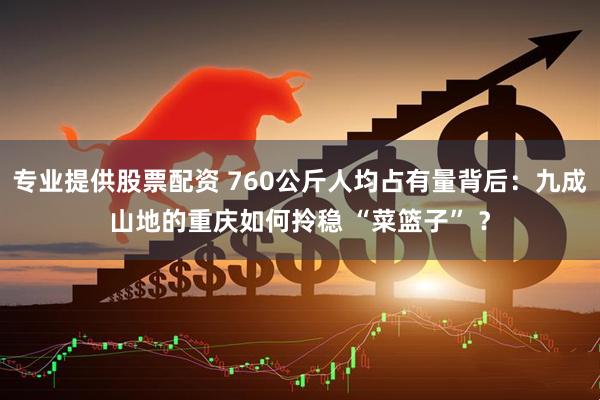 专业提供股票配资 760公斤人均占有量背后：九成山地的重庆如何拎稳 “菜篮子” ？