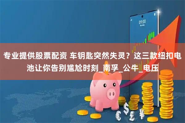 专业提供股票配资 车钥匙突然失灵？这三款纽扣电池让你告别尴尬时刻_南孚_公牛_电压